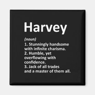 Harvey Definition Personalisiert Name Funny Birthd Magnet