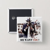 Harvey Dent - Wir haben dich Gewollt! Button (Vorne & Hinten)