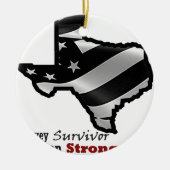 Harvey Entwurf bk weißes rd.gif Keramik Ornament (Vorne)