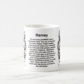 Harvey Familien-Wappen Tasse (Mittel)