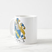 Harvey Familienwappen Kaffeetasse (Vorderseite Links)