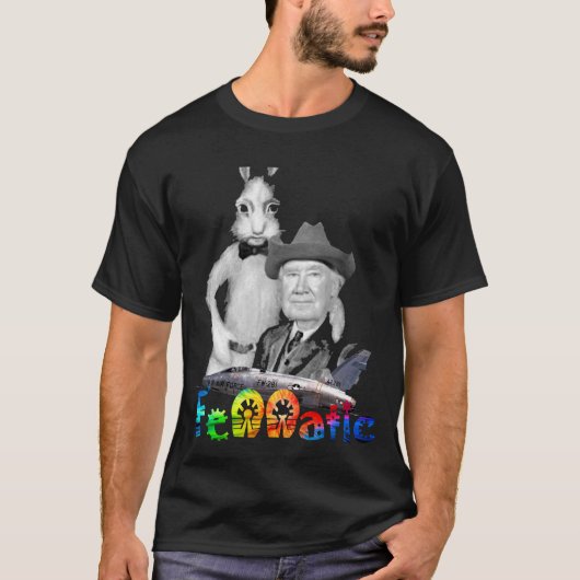 Harvey Fenn Fennatic doppelseitiges T-Shirt (Vorderseite)