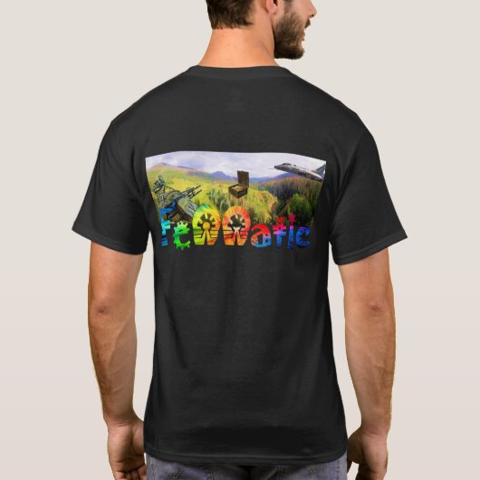 Harvey Fenn Fennatic doppelseitiges T-Shirt (Rückseite)