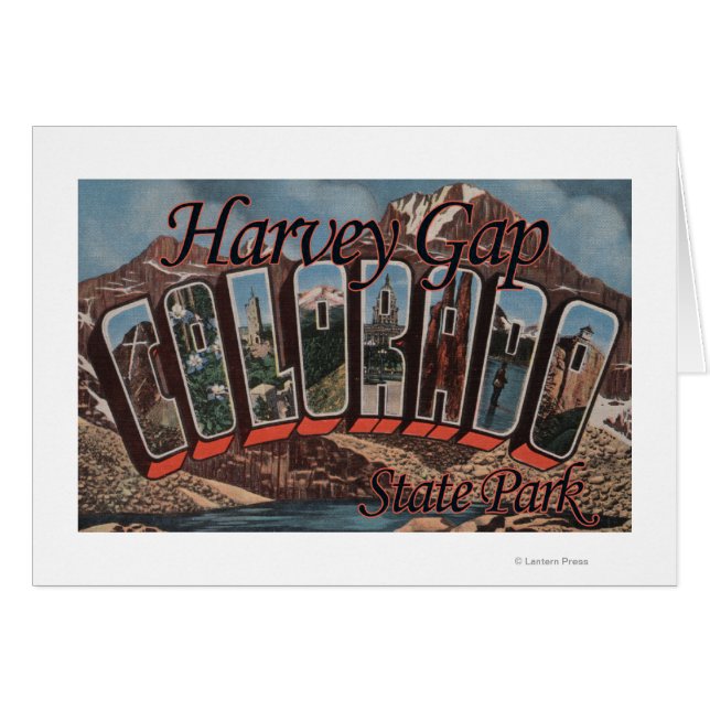 Harvey Gap Staat Park, Colorado (Vorderseite (Horizontal))