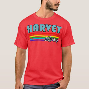 Harvey Illinois Pride Harvey LGBT Geschenk LGBTQ S T-Shirt