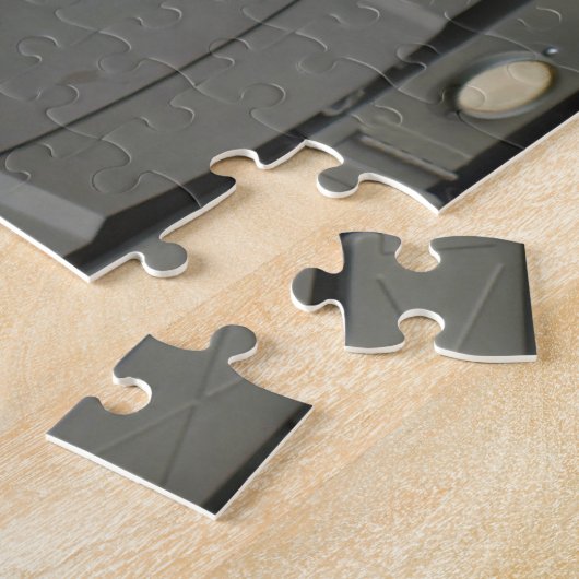 Harvey in seinem Jeep Puzzle (Seite)