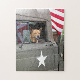 Harvey in seinem Jeep Puzzle