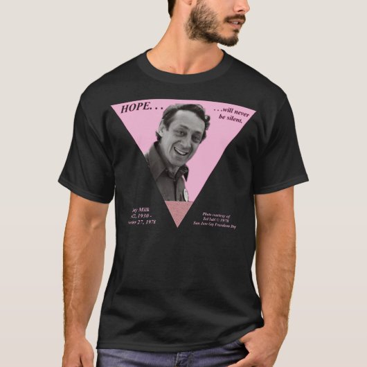 Harvey Milk T - Shirt (Vorderseite)