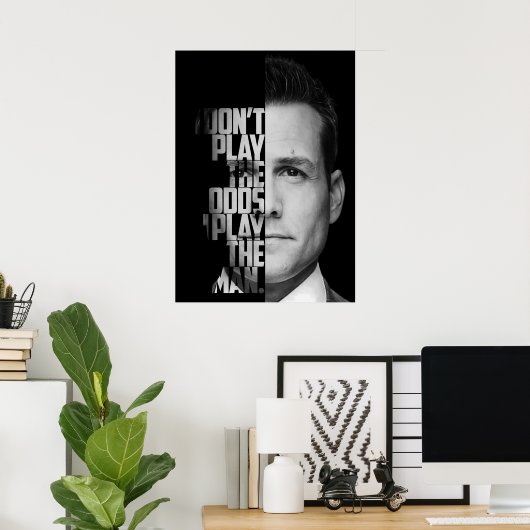 Harvey Specter Quotes Poster (Heimbüro)