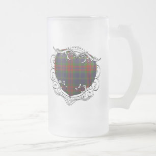Harvey Tartan Herz Mattglas Bierglas