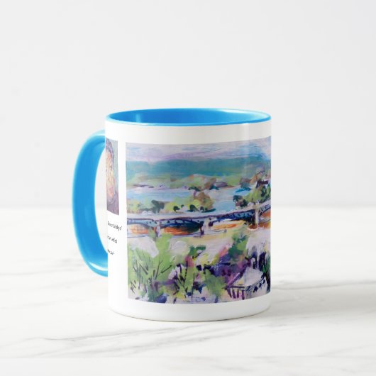 Harvey Taylor Bridge / Künstler Larry Lerew Tasse (Vorderseite Links)
