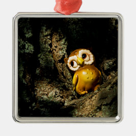 Harvey the Owl I Ornament Aus Metall