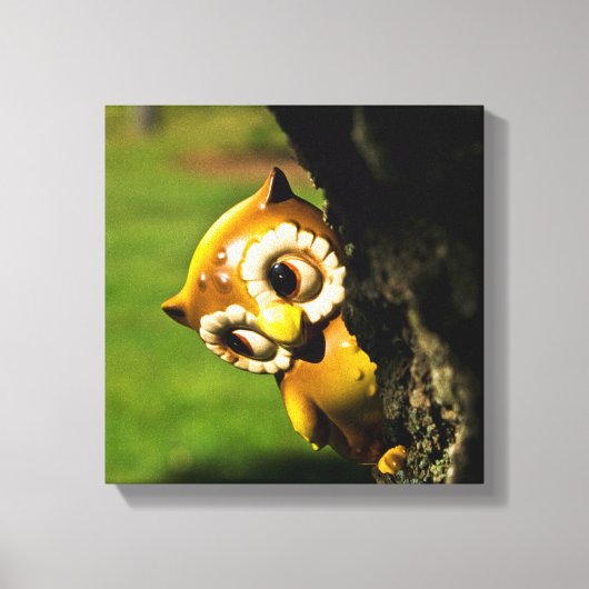 Harvey the Owl II Leinwanddruck (Vorderseite)