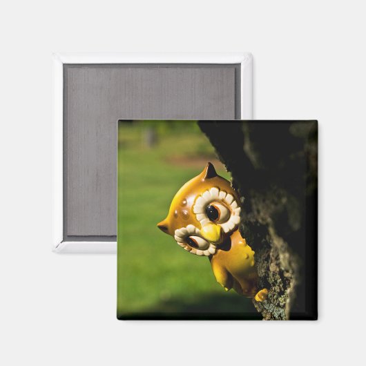 Harvey the Owl II Magnet (Vorderseite/Rückseite)