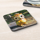 Harvey the Owl III Getränkeuntersetzer (Linke Seite)