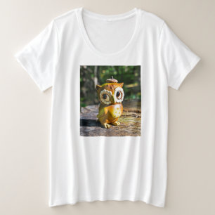 Harvey the Owl III Große Größe T-Shirt