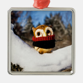 Harvey the Owl IV Ornament Aus Metall