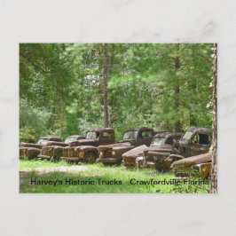 Harvey's Historic Truck Display - Crawfordville FL Postkarte