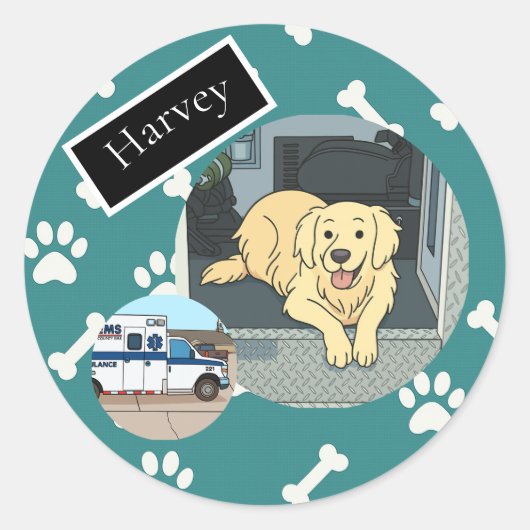 Harvey's sticker page (Vorderseite)