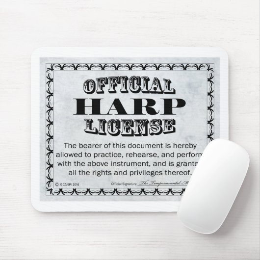 Harvlizenz Mousepad (Mit Mouse)