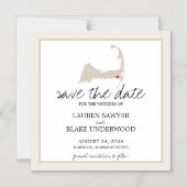Harwich Cape Cod Wedding Save the Date Magneteinladung (Vorderseite)