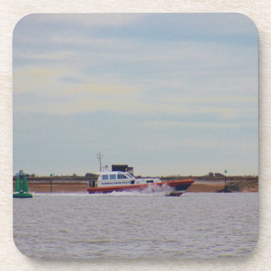 Harwich Hafen-Versuchsboot Untersetzer (Vorderseite)
