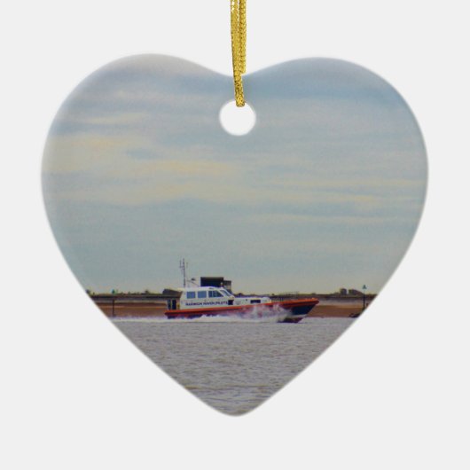 Harwich-Haven-Pilot-Boot Keramik Ornament (Vorne)
