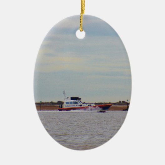Harwich-Haven-Pilot-Boot Keramik Ornament (Vorne)