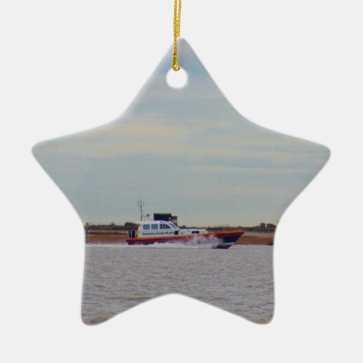 Harwich-Haven-Pilot-Boot Keramikornament (Vorne)