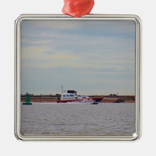 Harwich-Haven-Pilot-Boot Ornament Aus Metall (Vorne)