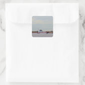 Harwich-Haven-Pilot-Boot Quadratischer Aufkleber (Tasche)