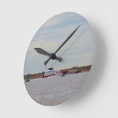 Harwich Haven Pilot Boot Runde Wanduhr (Winkel)