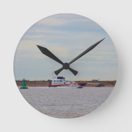 Harwich Haven Pilot Boot Runde Wanduhr