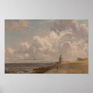 Harwich Low Lighthouse - Constable Poster