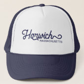 Harwich Massachusetts Trucker Hat Truckerkappe (Vorderseite)