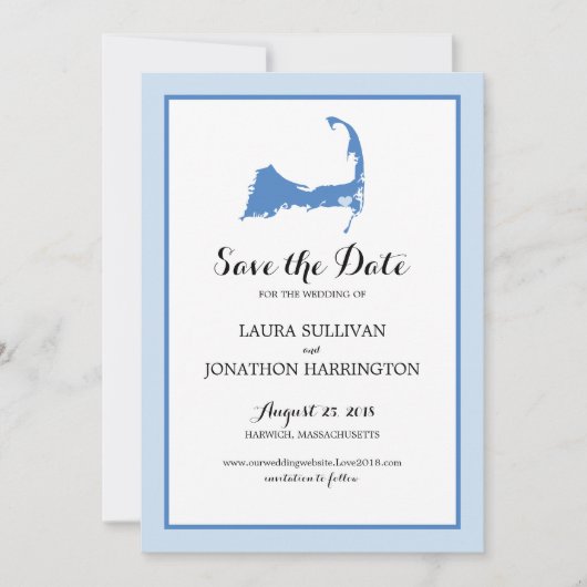 Harwich Wequassett Cape Cod | Hochzeit Save The Date (Vorderseite)