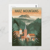 Harz Deutschland Vintag Postkarte (Vorne/Hinten)