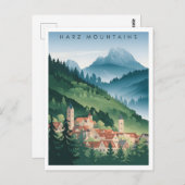 Harz Deutschland Vintag Postkarte (Vorne/Hinten)