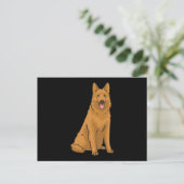 Harzer Fuchs Dog Postkarte (Stehend Vorderseite)