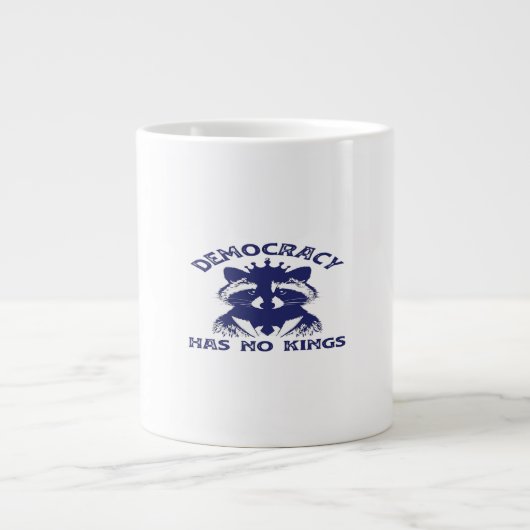 Has No Kings Patriotic Jumbo-Tasse (Vorderseite)