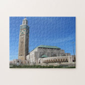 Hasan II Moschee in Casablanca, Marokko. Puzzle (Horizontal)