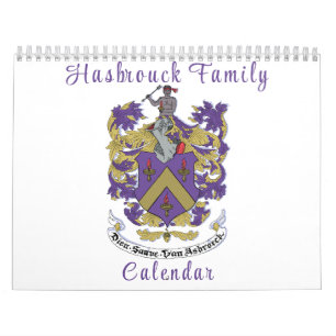 Hasbrouck Family Wall Kalender 2023