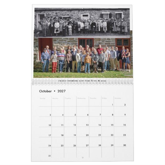 Hasbrouck Family Wall Kalender 2025 (Okt 2027)