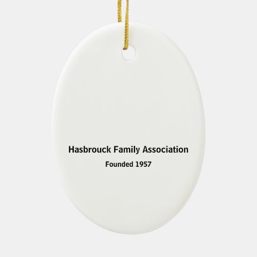 Hasbrouck Tree Ornament (Hinten)
