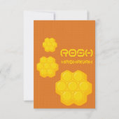 Haschanah-Honigwaben Einladung (Vorderseite)