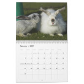 Häschen 2016 - 12 Monate niedliche Kalender (Feb 2027)