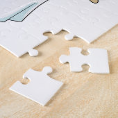 Häschen als Braut mit Schleier Puzzle (Seite)