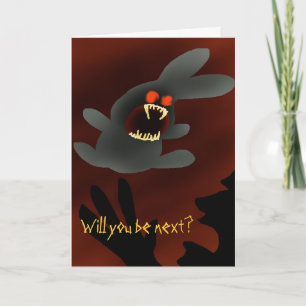 Häschen-Angriff Feiertagskarte