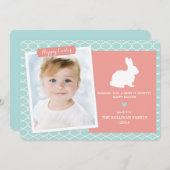 Häschen auf flacher Karte Morrocan (Vorne/Hinten)