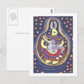 Häschen Babooshka Postkarte (Vorne/Hinten)
